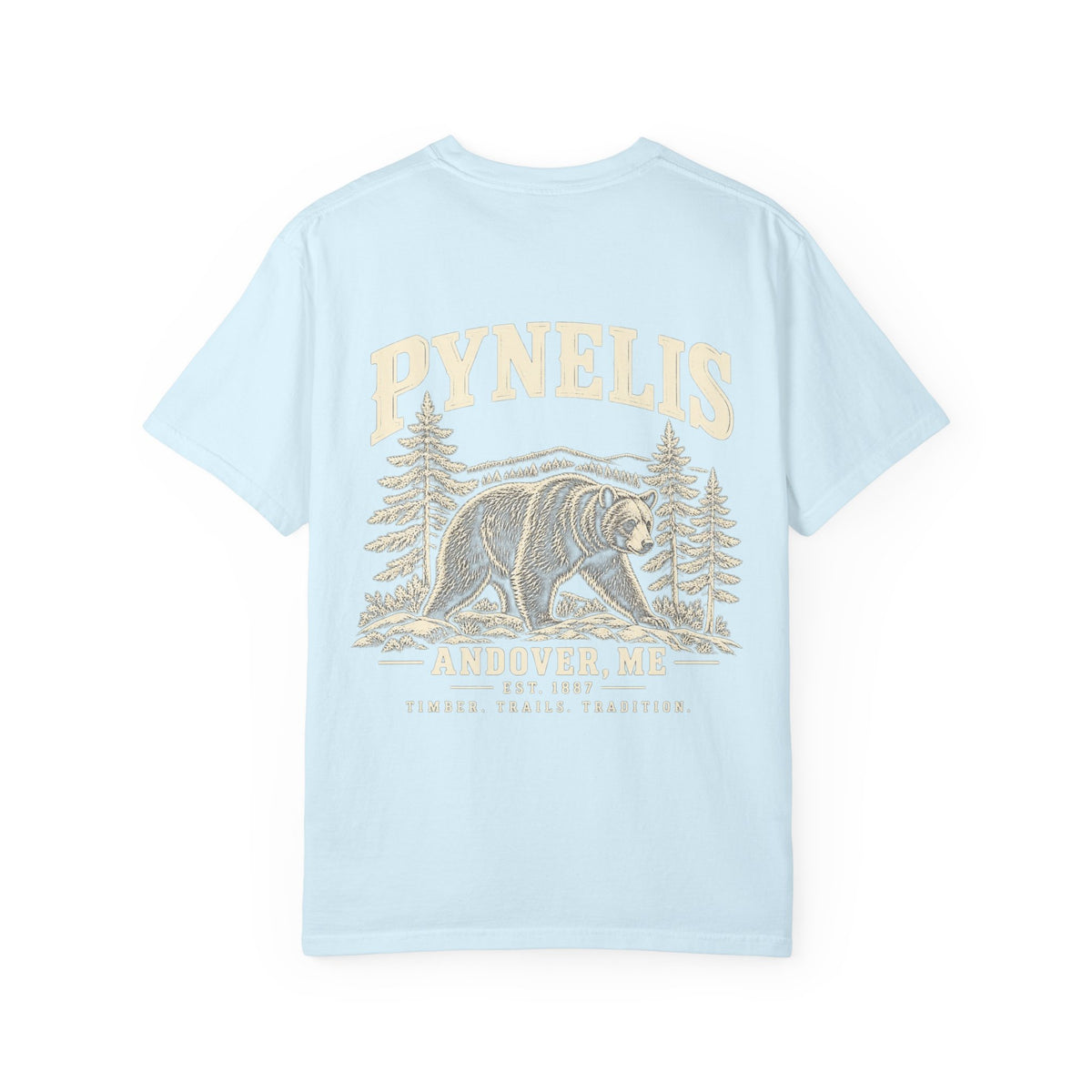 Bear Graphic T-Shirt — Pynelis Forest Vintage Logo