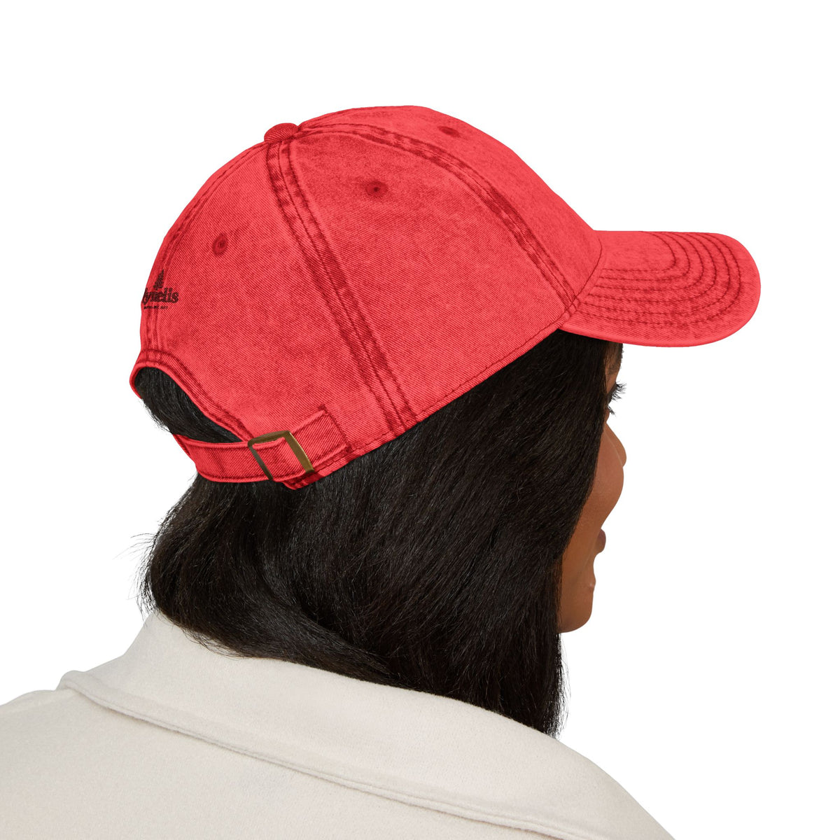 Pynelis Vintage Embroidered Baseball Cap — Retro Washed Cotton Hat