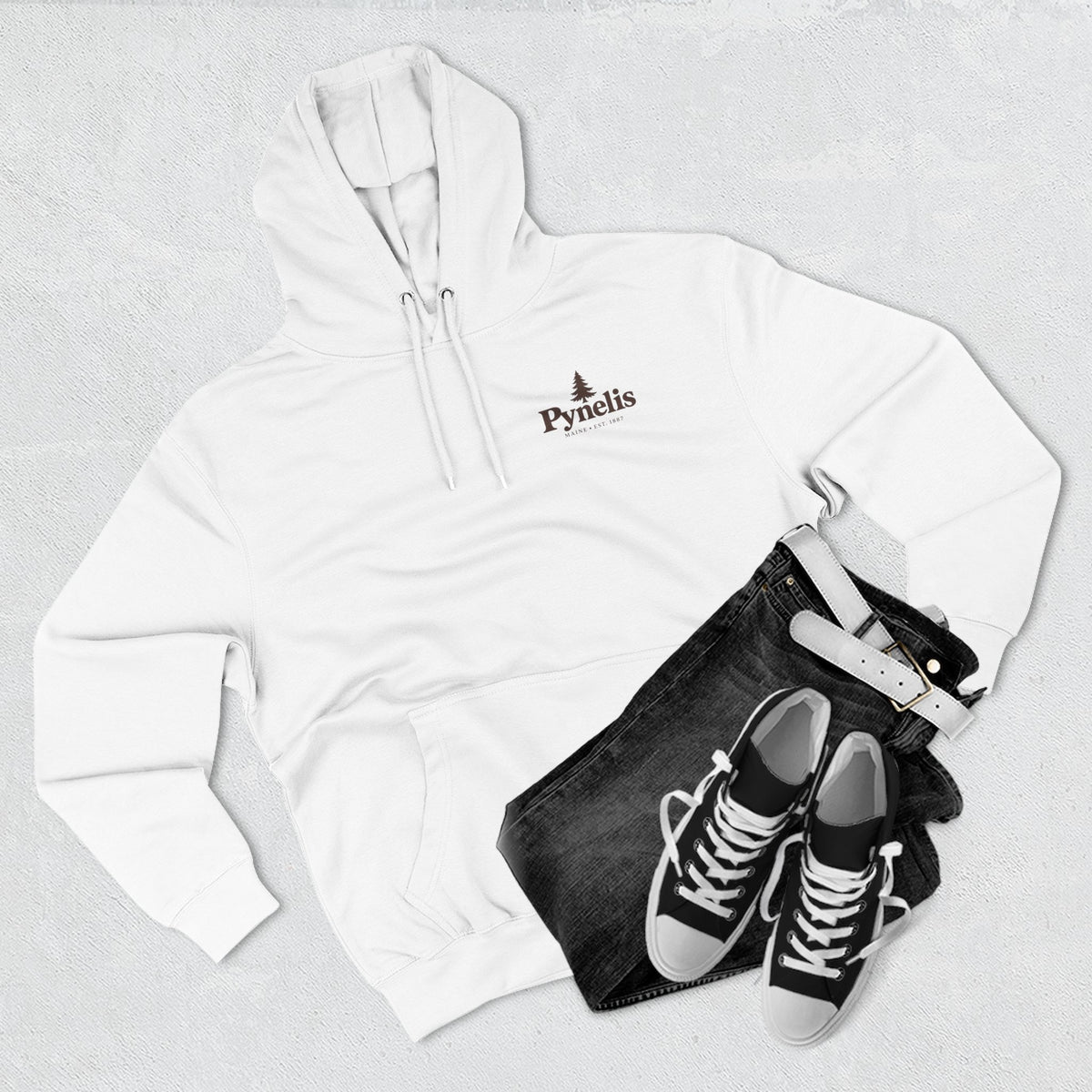 Hoodie — "In The Pines" Scenic River Woodland Hoodie (Andover, ME)