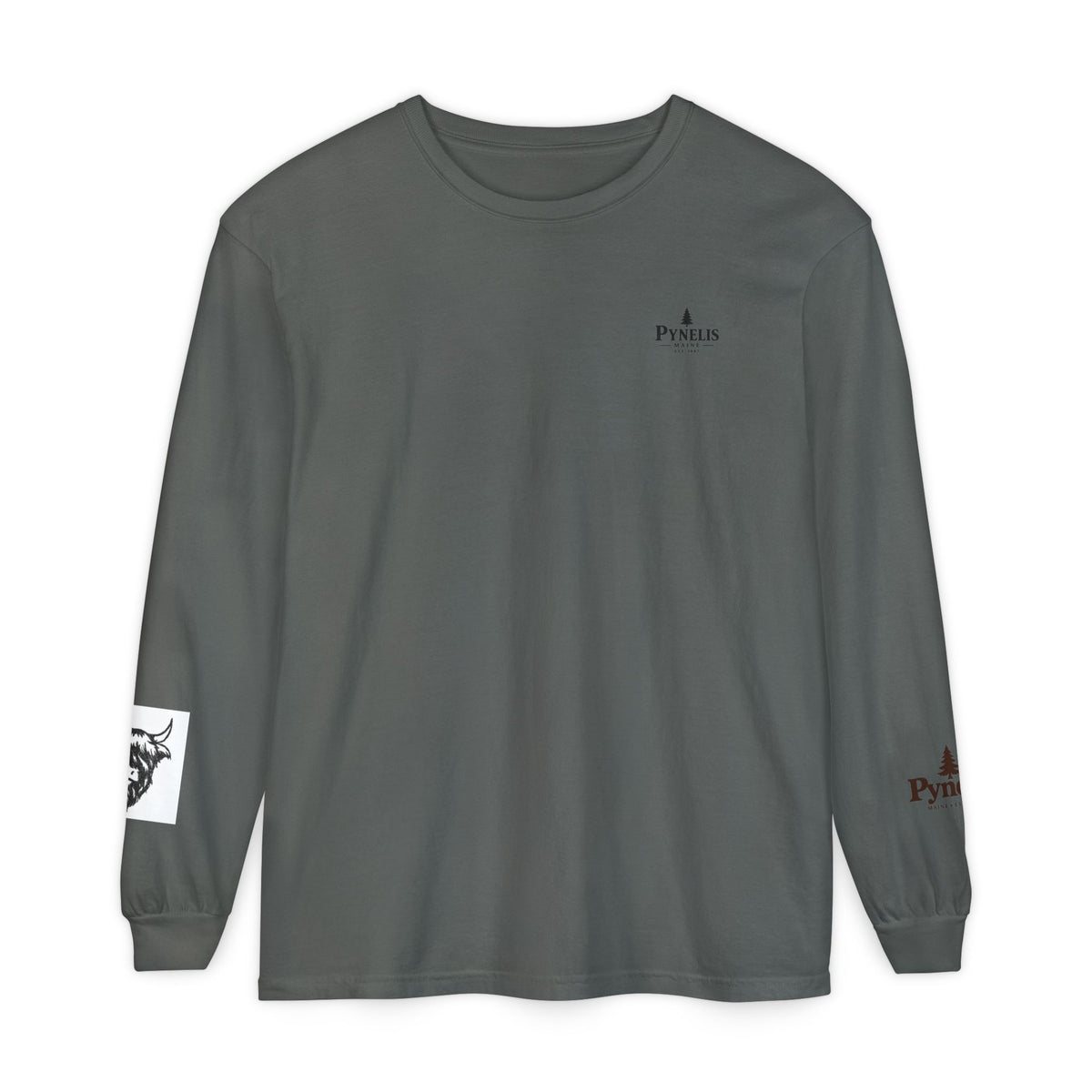 Highland Cow Graphic Long Sleeve Tee