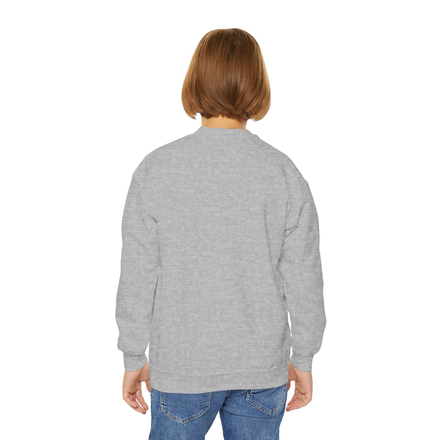 Rooted Youth Crewneck Sweatshirt – Soft Pastel Inspirational Kids Pullover