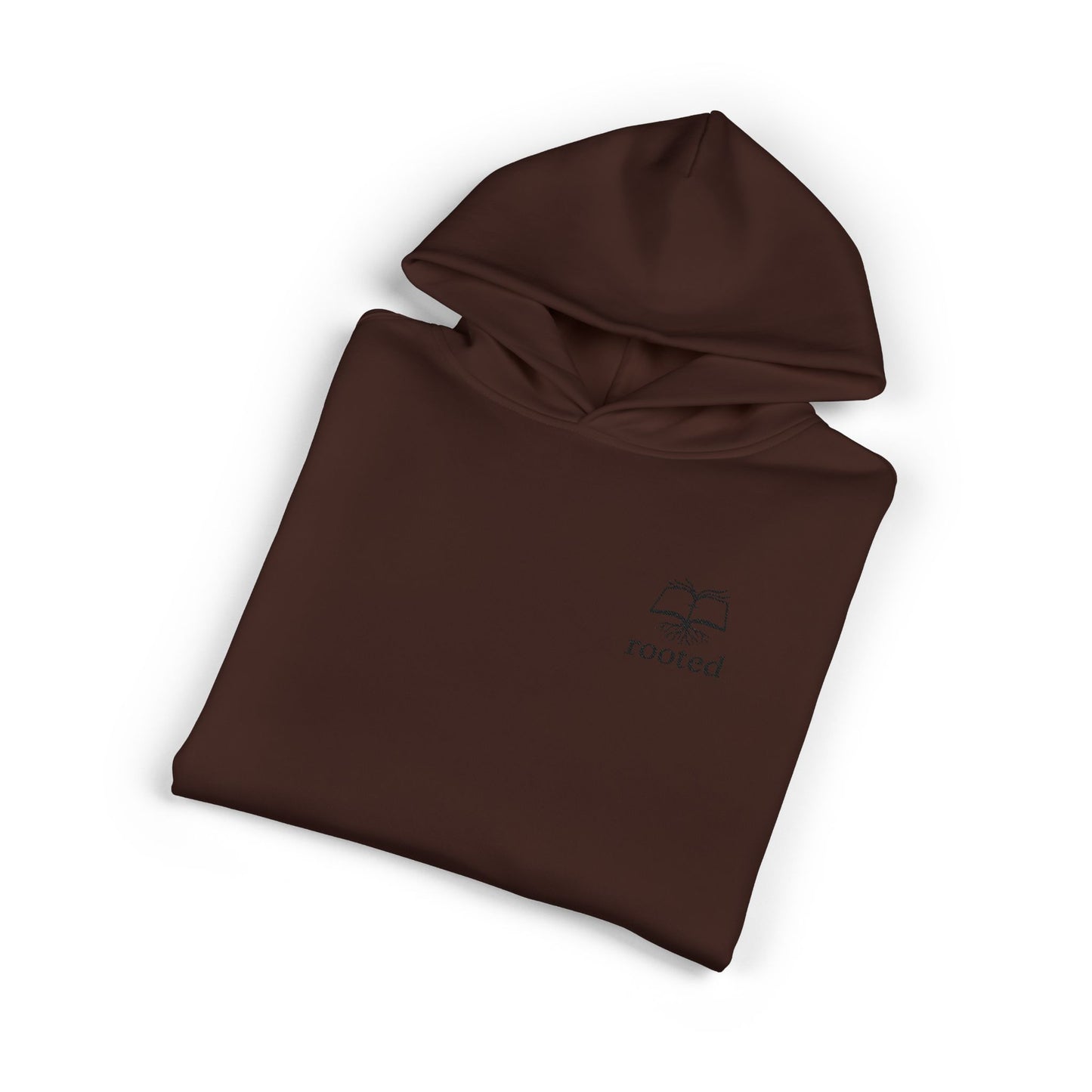 Rooted Minimal Hoodie — Small Tree Logo Casual Pullover