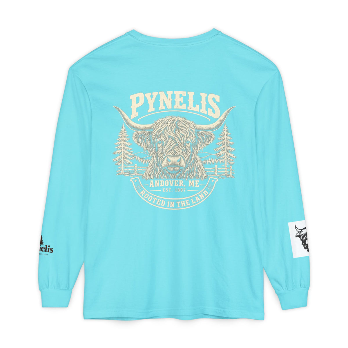 Highland Cow Graphic Long Sleeve Tee