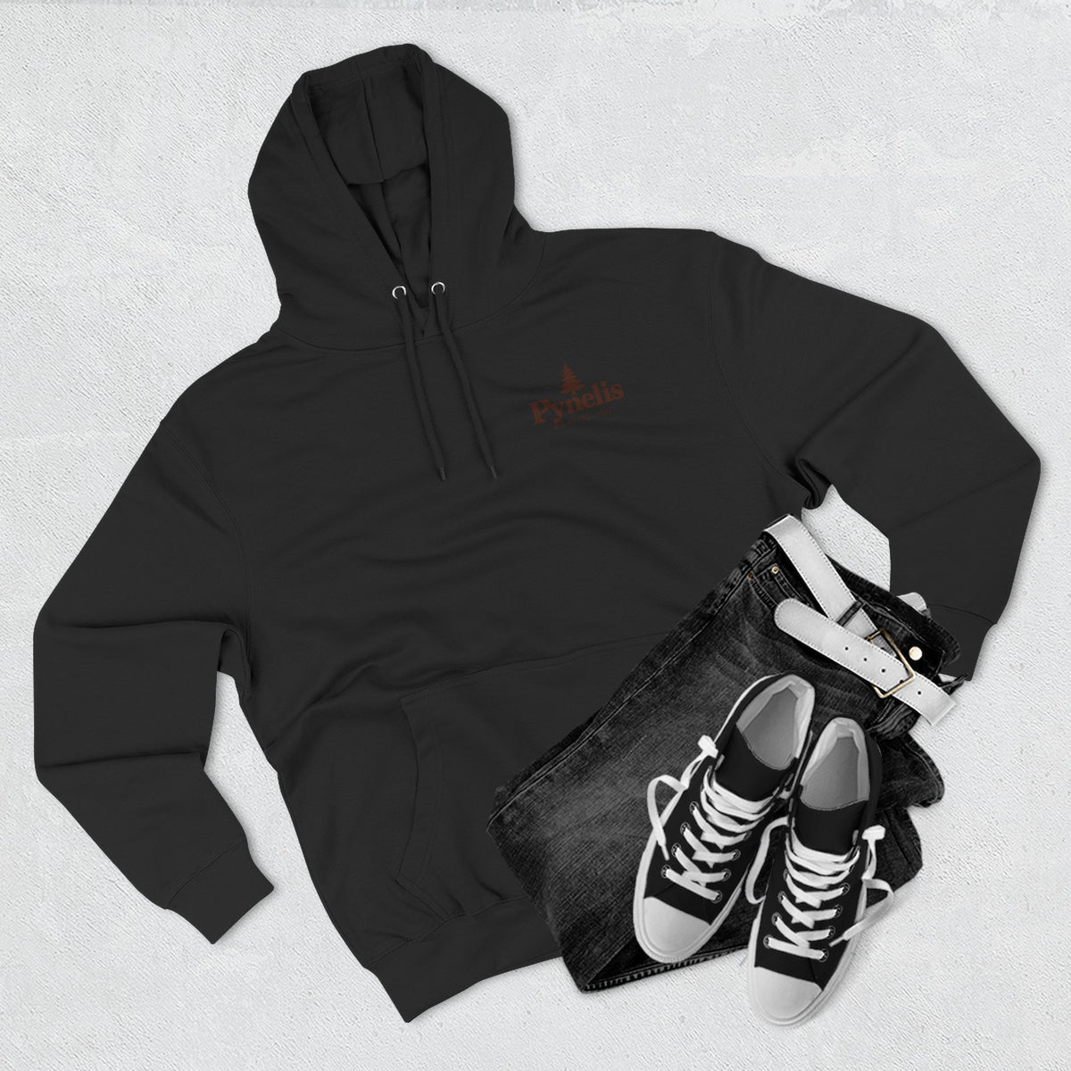 Hoodie — "In The Pines" Scenic River Woodland Hoodie (Andover, ME)