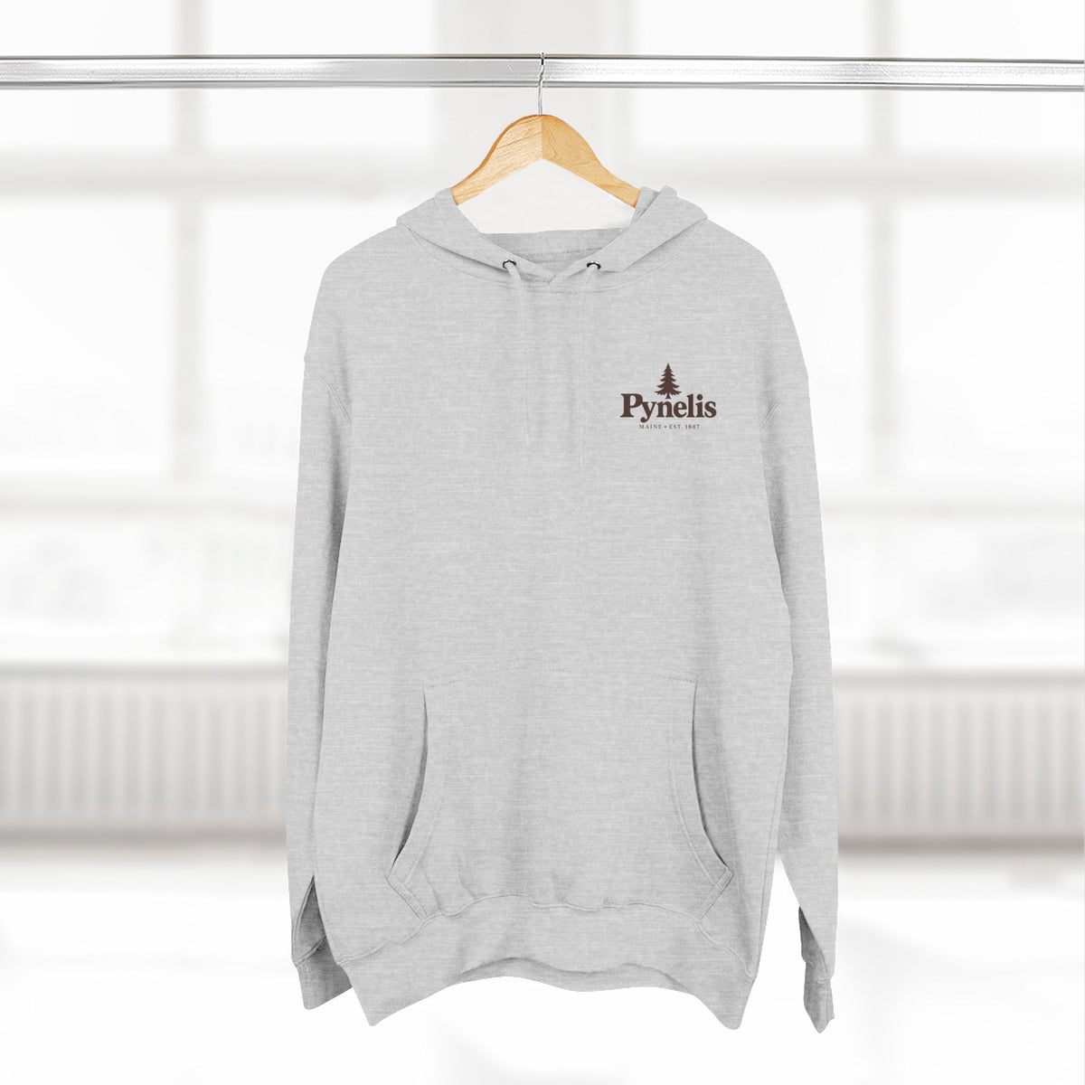 Hoodie — "In The Pines" Scenic River Woodland Hoodie (Andover, ME)