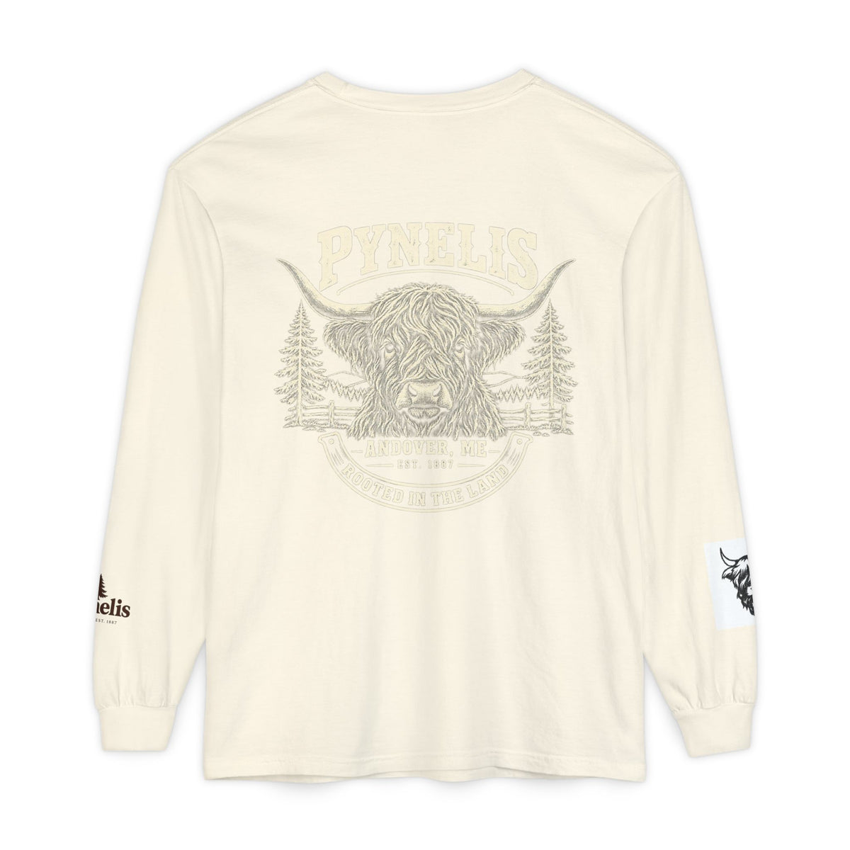 Highland Cow Graphic Long Sleeve Tee