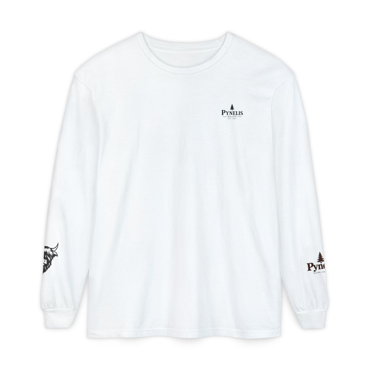 Highland Cow Graphic Long Sleeve Tee
