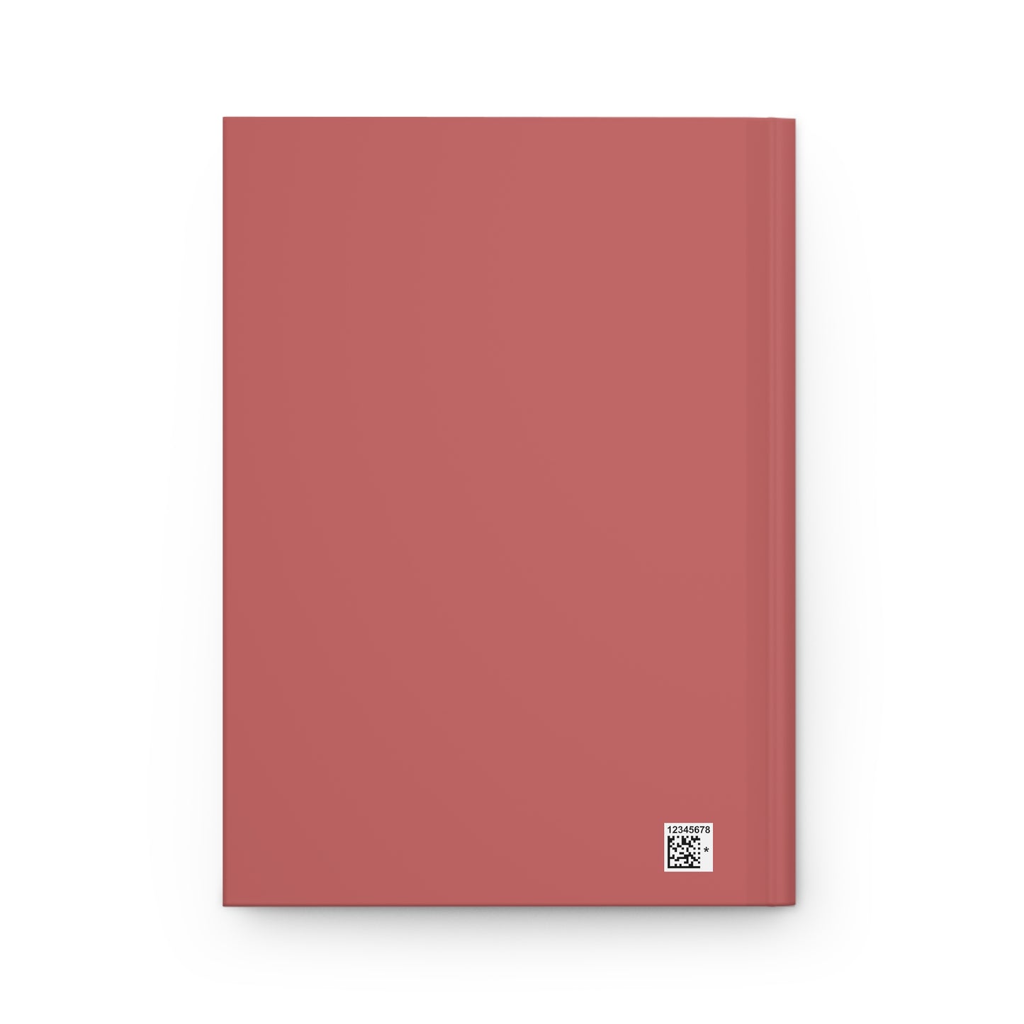Rooted Hardcover Journal — Matte Inspirational Notebook with Book & Roots Design