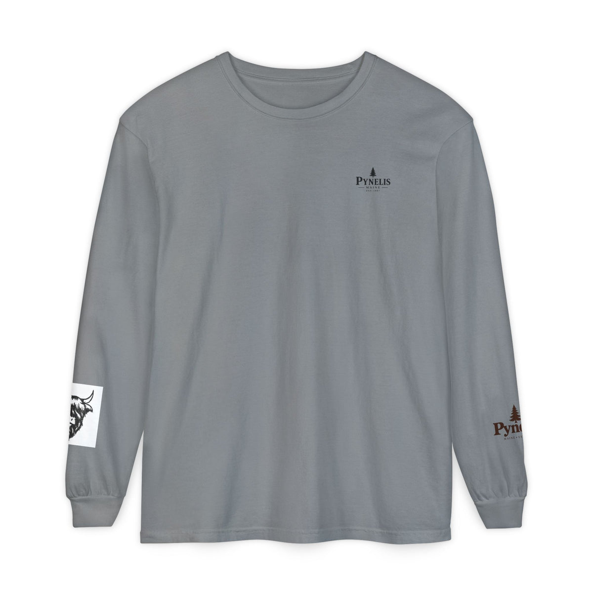 Highland Cow Graphic Long Sleeve Tee