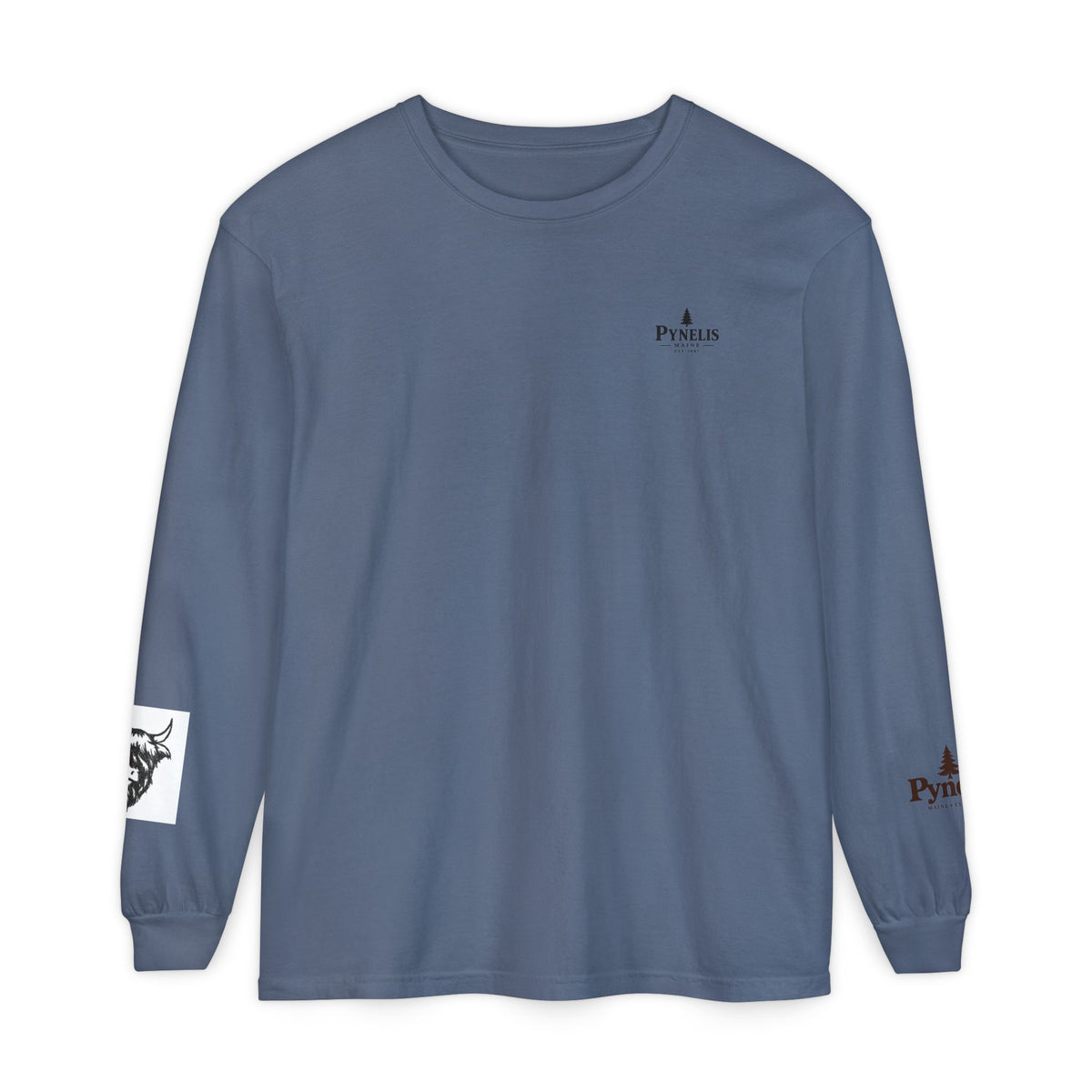 Highland Cow Graphic Long Sleeve Tee