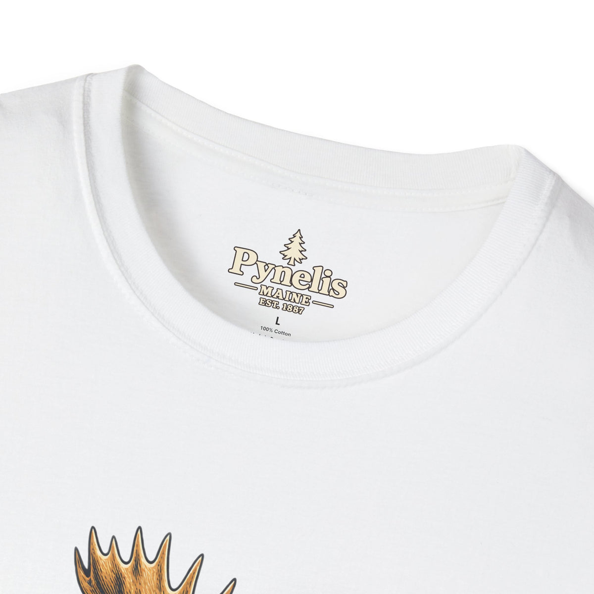 Moose Graphic T-Shirt — "The Neighbors Are Wild" Personalized Cabin Shirt