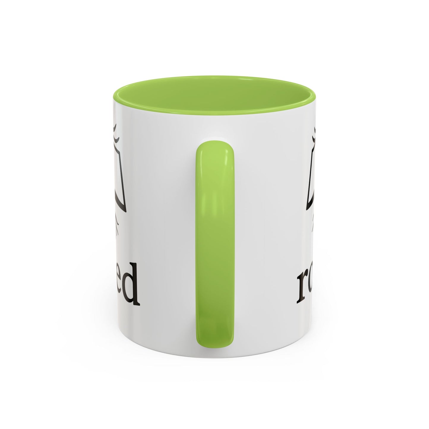 Rooted in Christ Accent Coffee Mug — 'Rooted' Logo (11/15 oz)