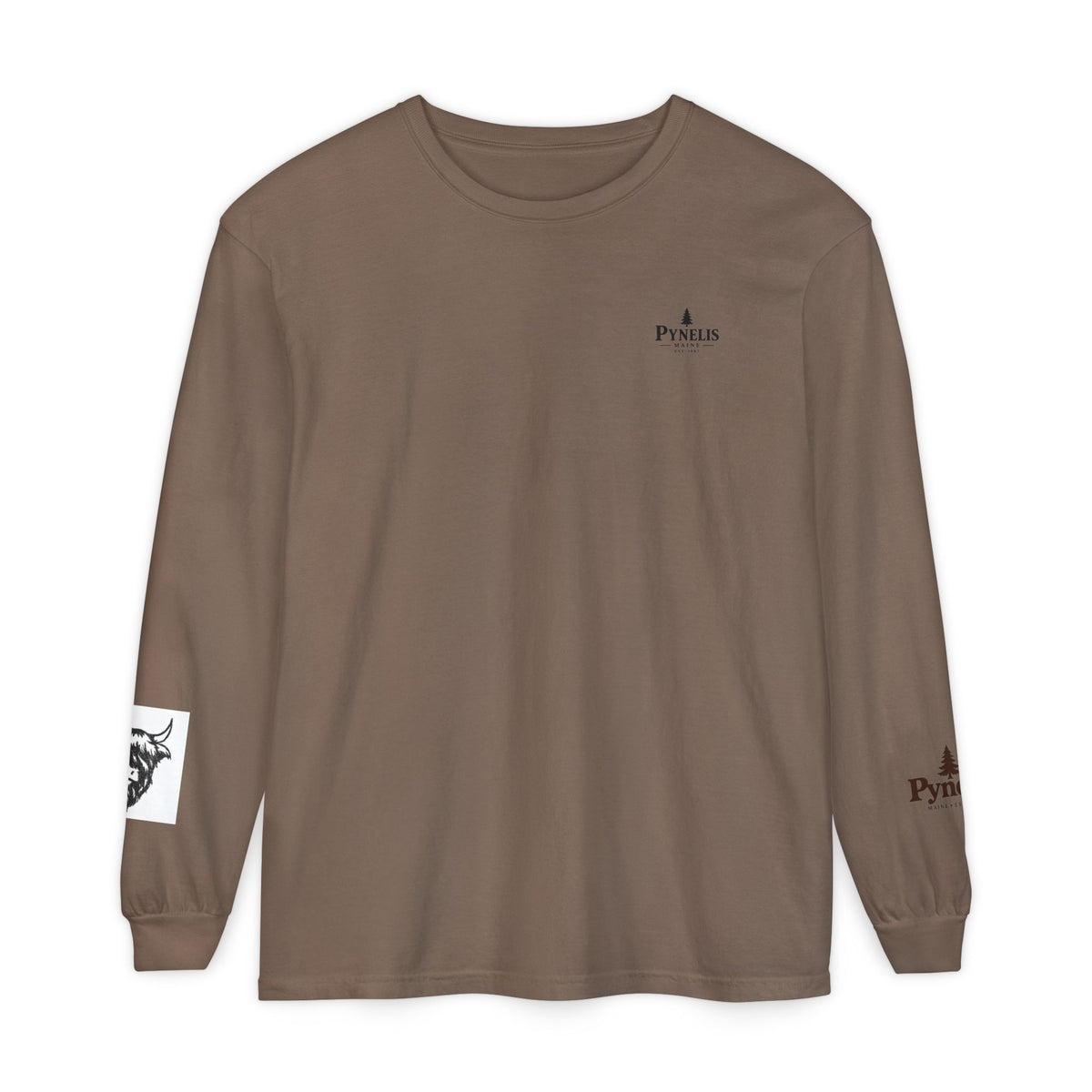 Highland Cow Graphic Long Sleeve Tee