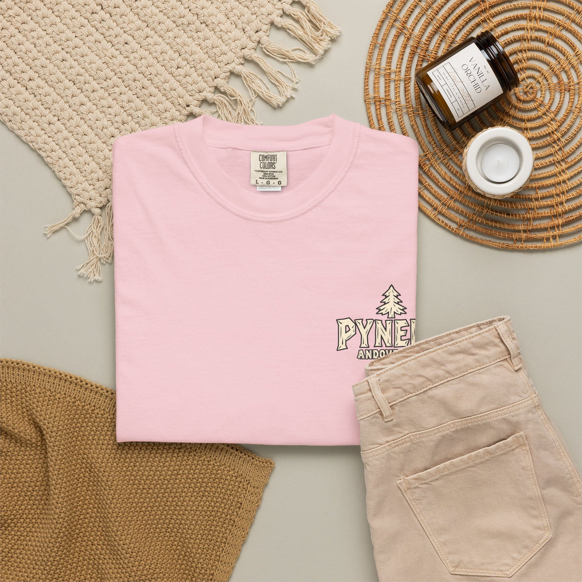 Bear Graphic T-Shirt — Pynelis Forest Vintage Logo