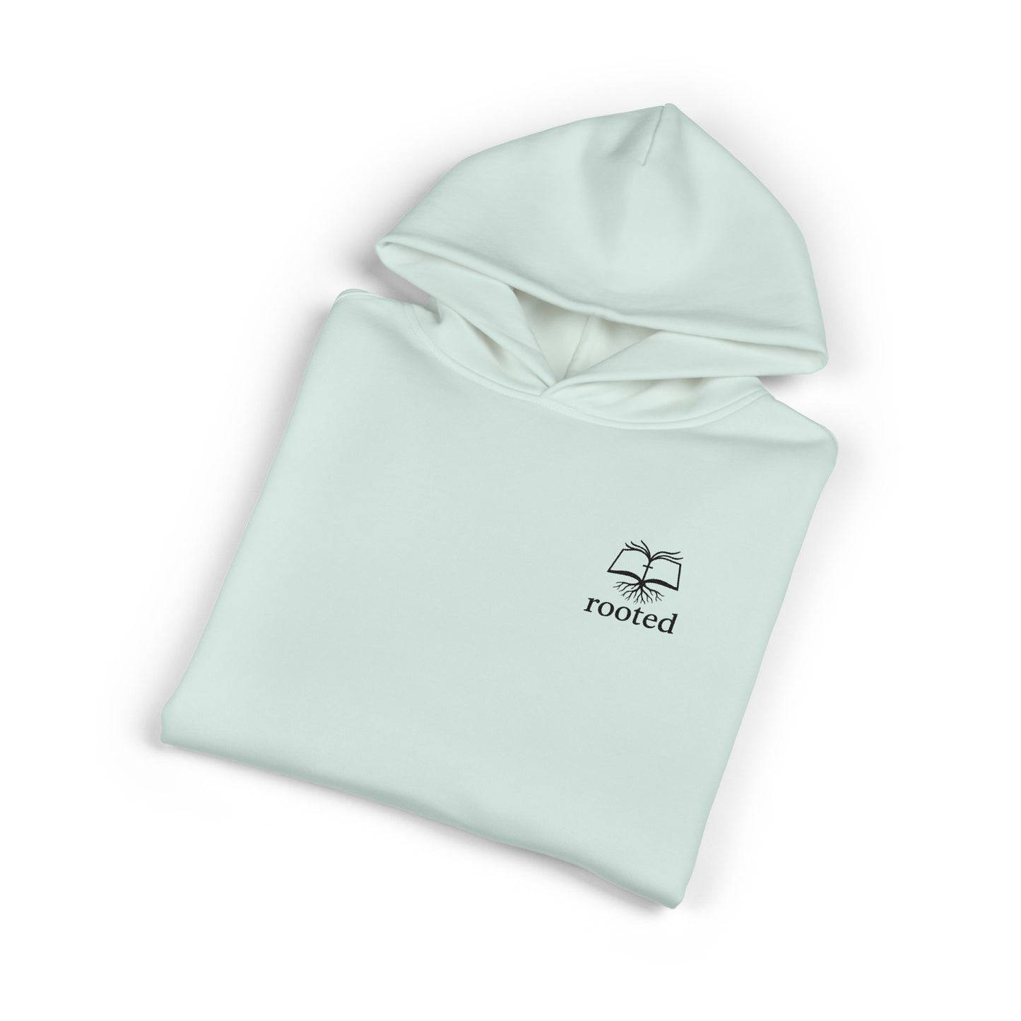 Rooted Minimal Hoodie — Small Tree Logo Casual Pullover