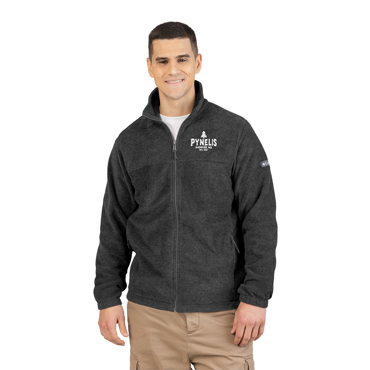 Embroidered Pynelis Fleece Jacket — Columbia Zip-Up Jacket