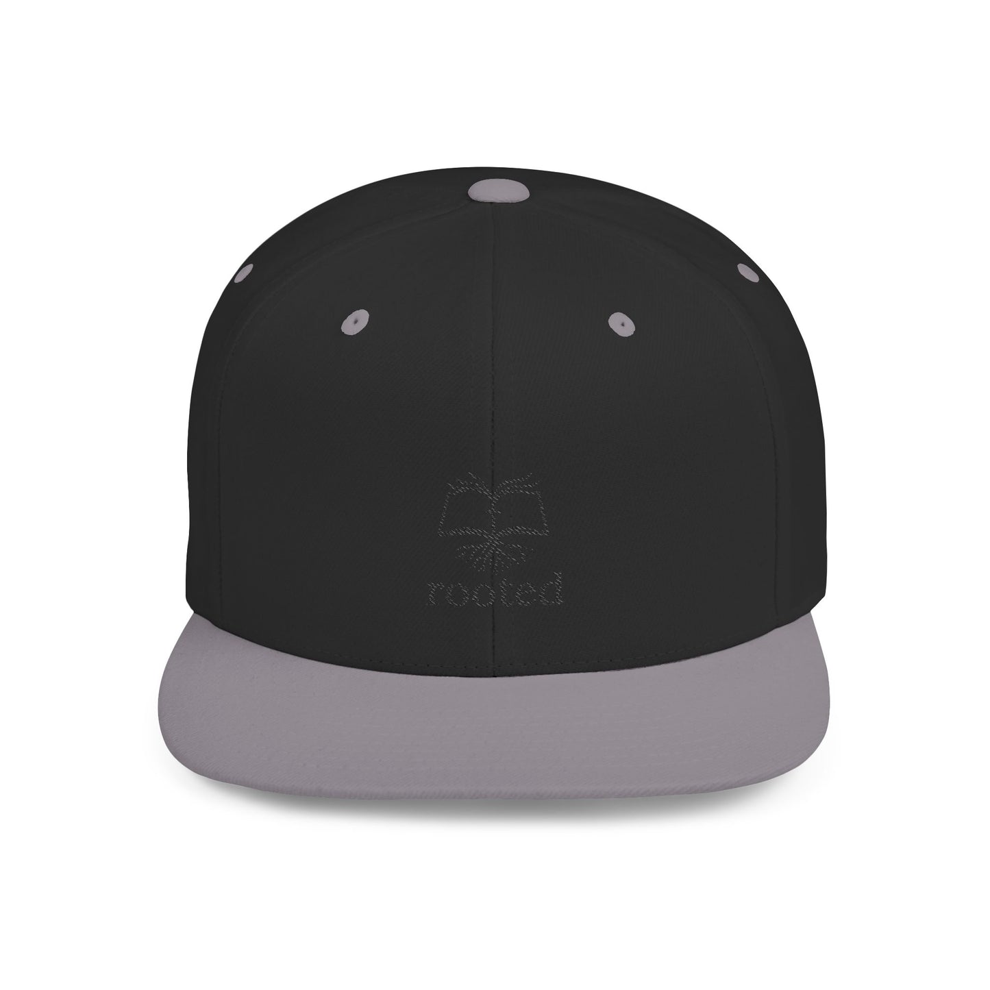Rooted Flat Bill Snapback