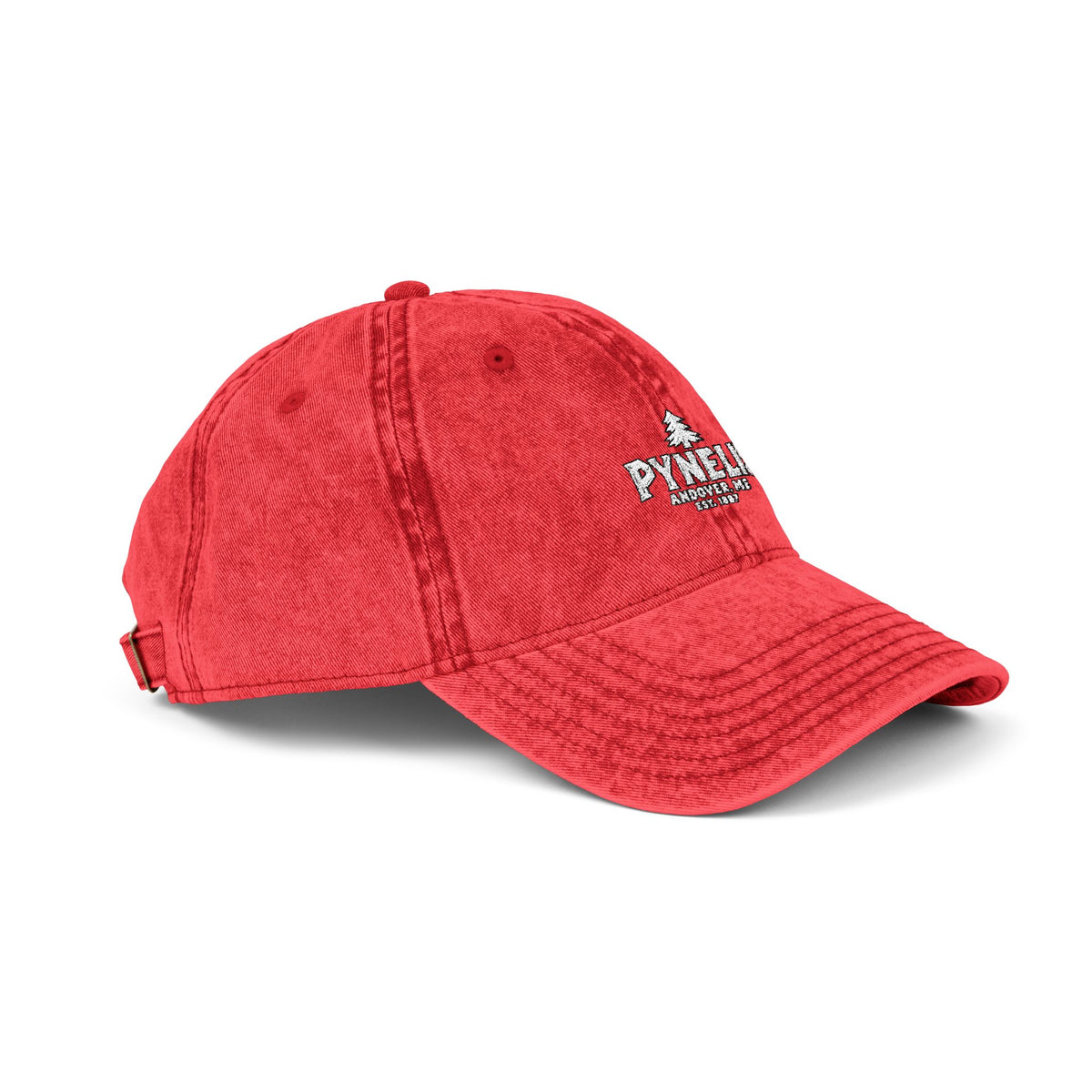 Pynelis Vintage Embroidered Baseball Cap — Retro Washed Cotton Hat