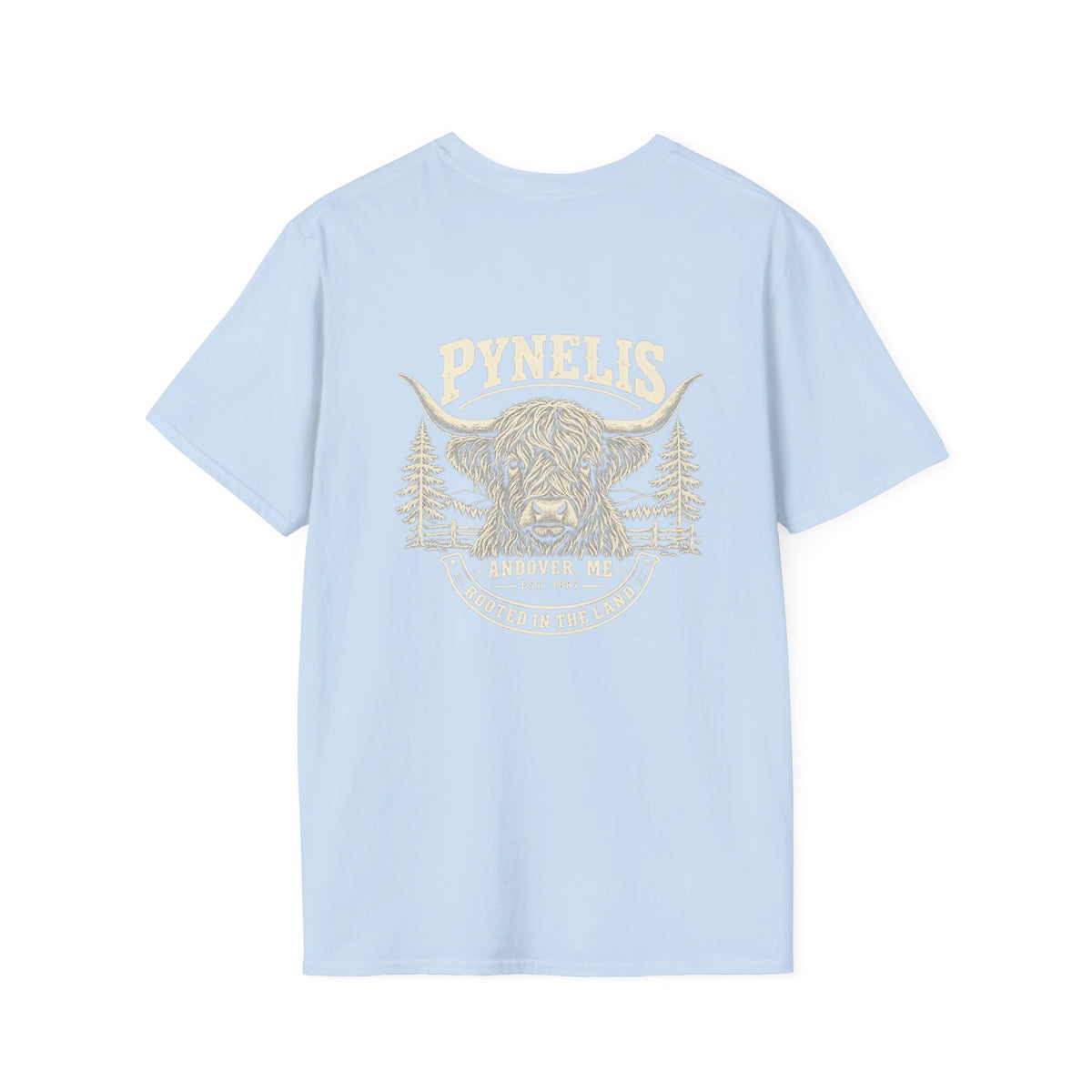 Highland Cow Graphic T-Shirt — Pynelis Ranch Vintage Bull Tee