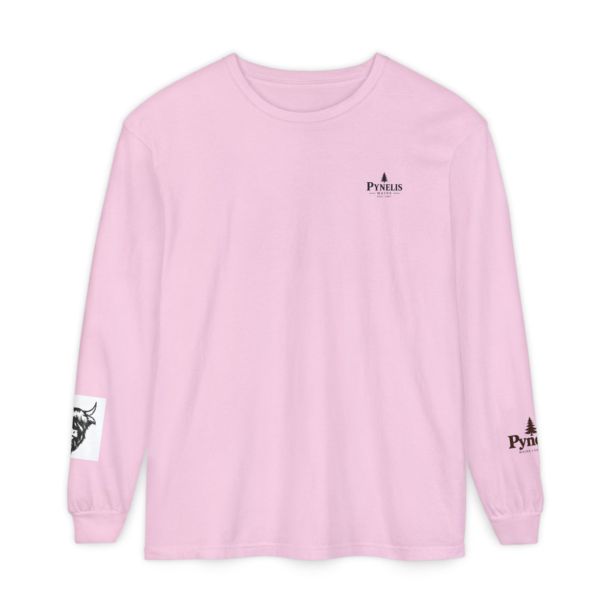 Highland Cow Graphic Long Sleeve Tee