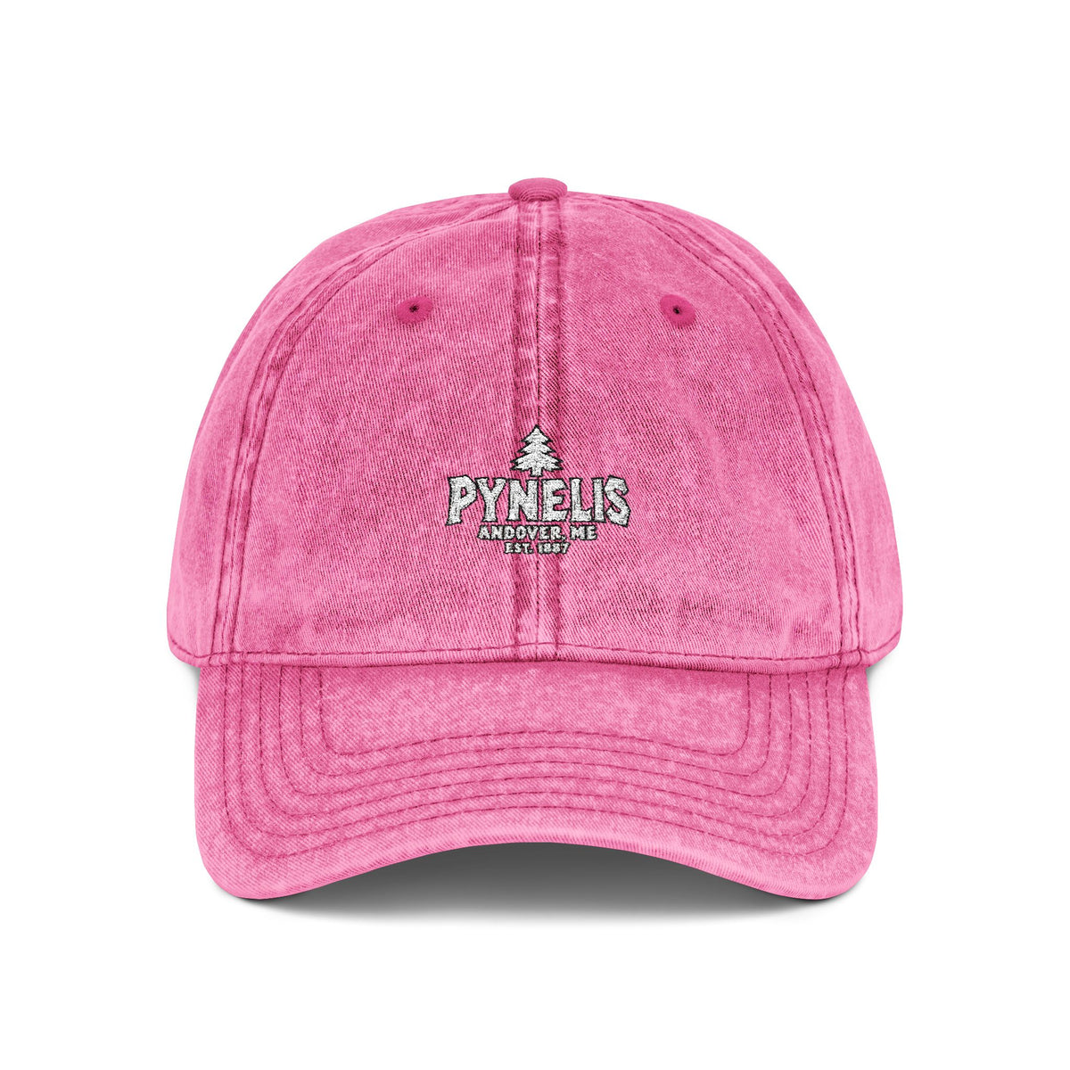 Pynelis Vintage Embroidered Baseball Cap — Retro Washed Cotton Hat