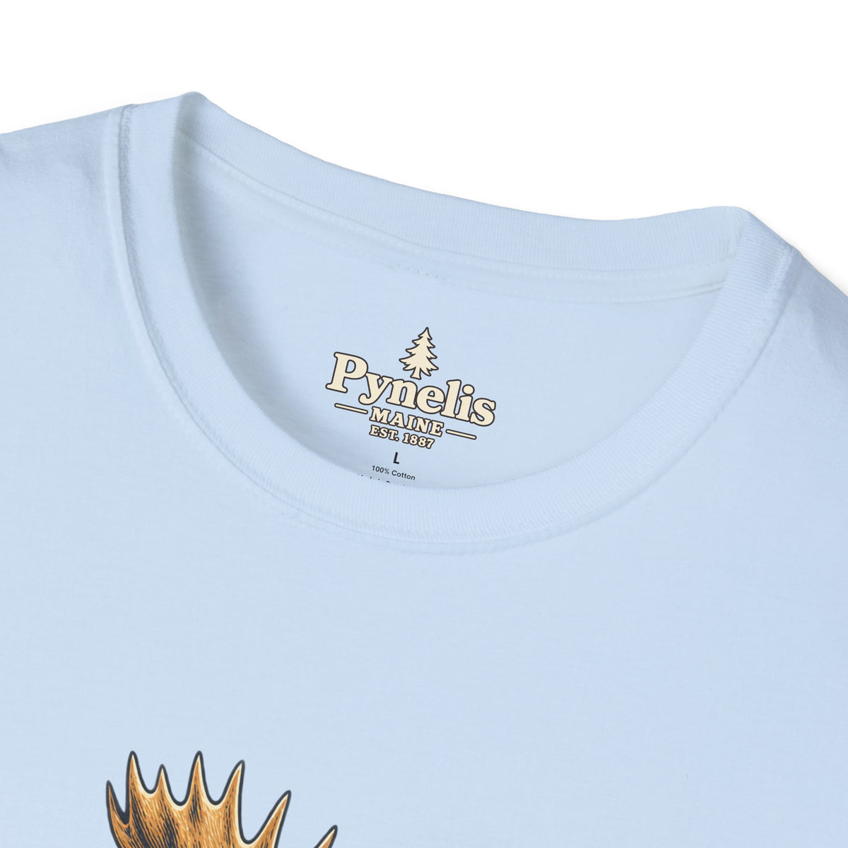 Moose Graphic T-Shirt — "The Neighbors Are Wild" Personalized Cabin Shirt