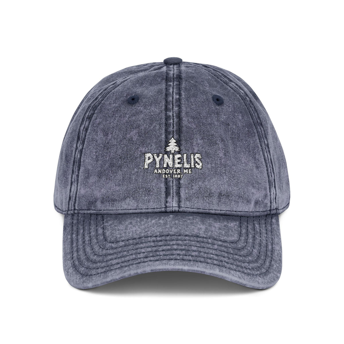 Pynelis Vintage Embroidered Baseball Cap — Retro Washed Cotton Hat