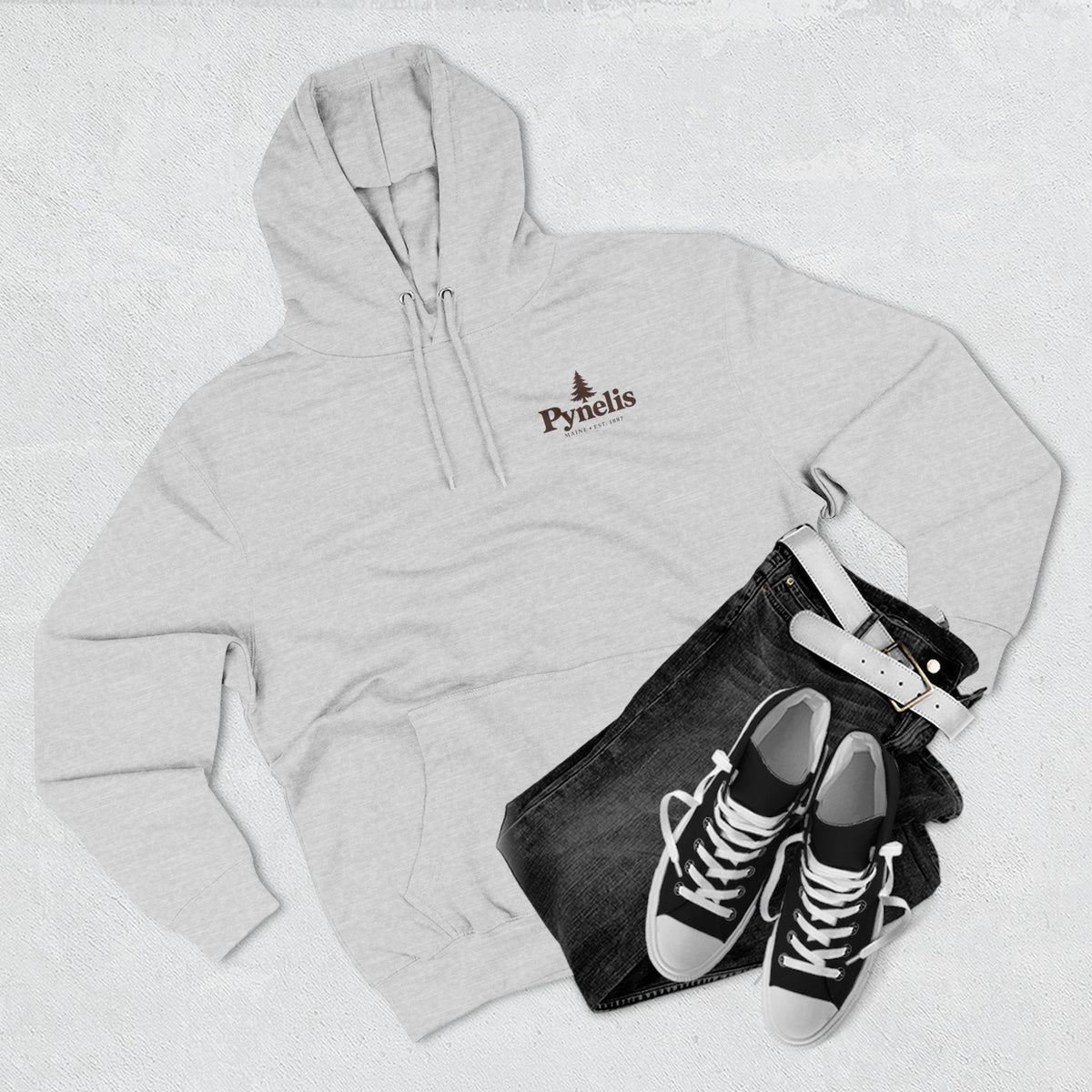 Hoodie — "In The Pines" Scenic River Woodland Hoodie (Andover, ME)
