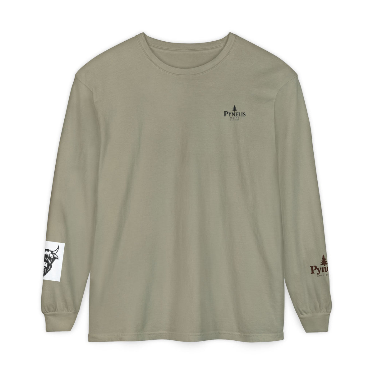 Highland Cow Graphic Long Sleeve Tee