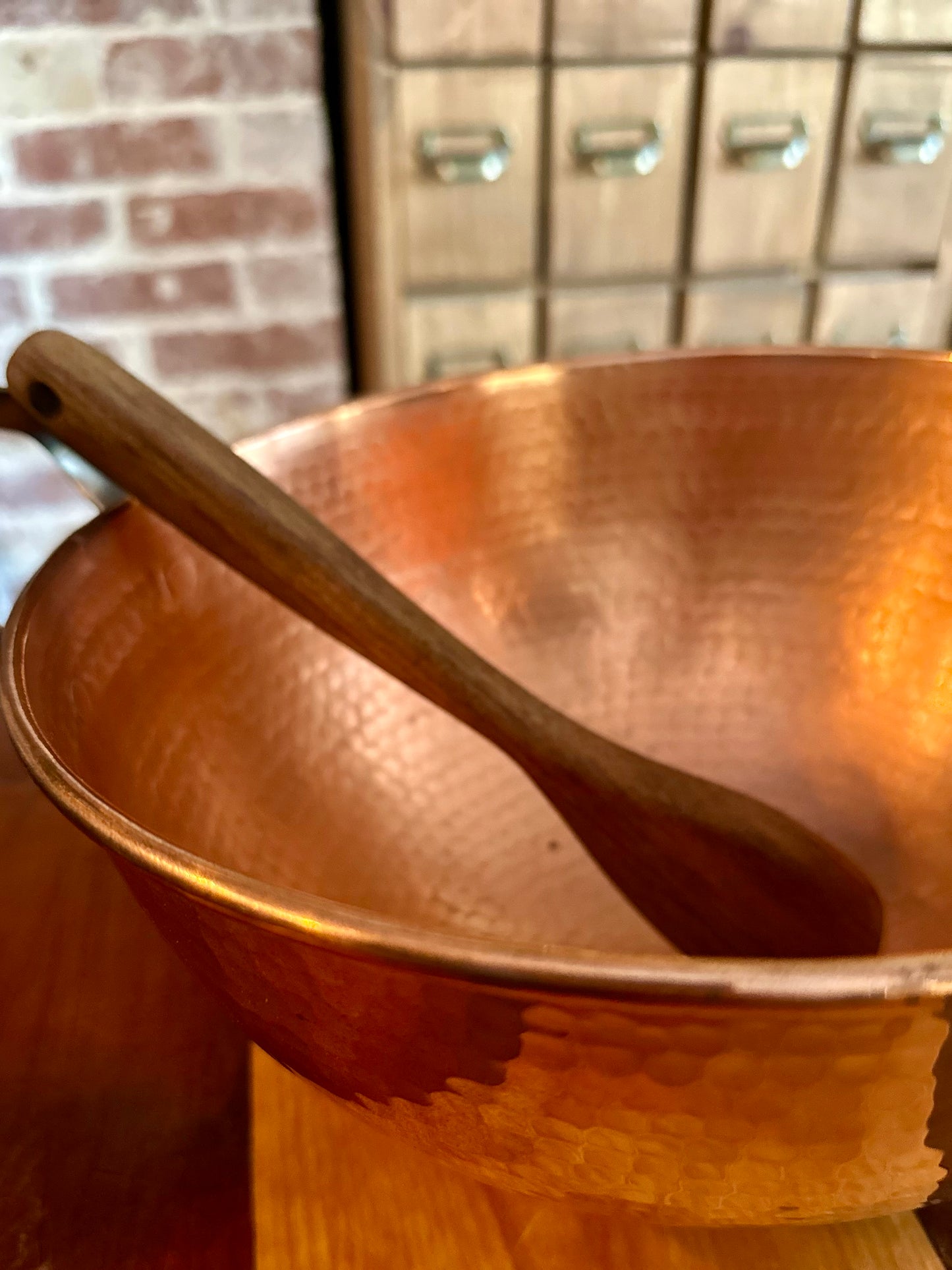 Hand Carved African Walnut Wooden Spoon