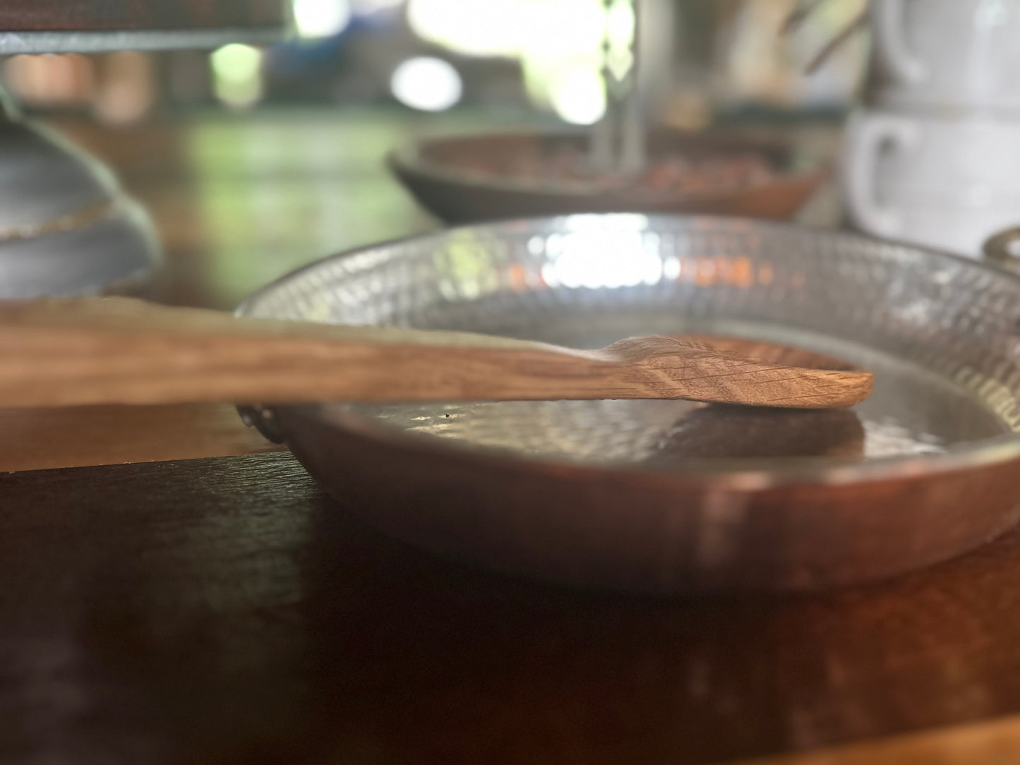 Hand Carved Maine White Oak Spoon