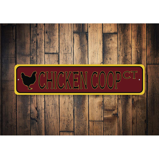 Chicken Coop Street Sign