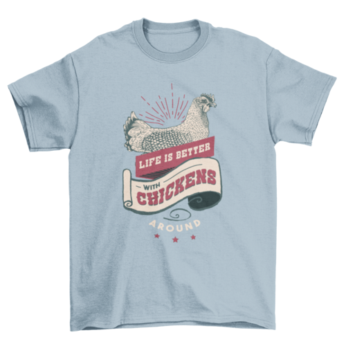 Chicken Farm Life Vintage T-shirt