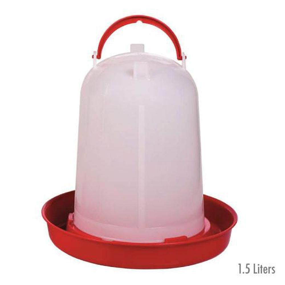 1L Automatic Chicken Drinker - Poultry Chook Hen Waterer Water