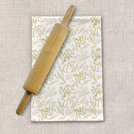 Fall Pattern Tea Towel