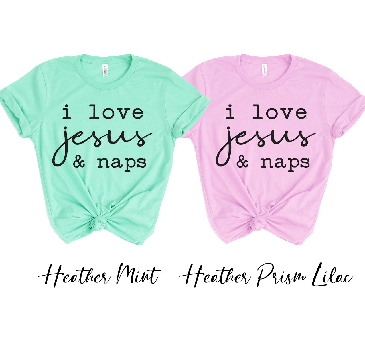 I love Jesus And Naps T-shirt