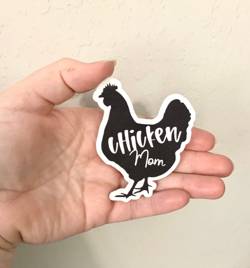 Chicken Mom Sticker/Magnet