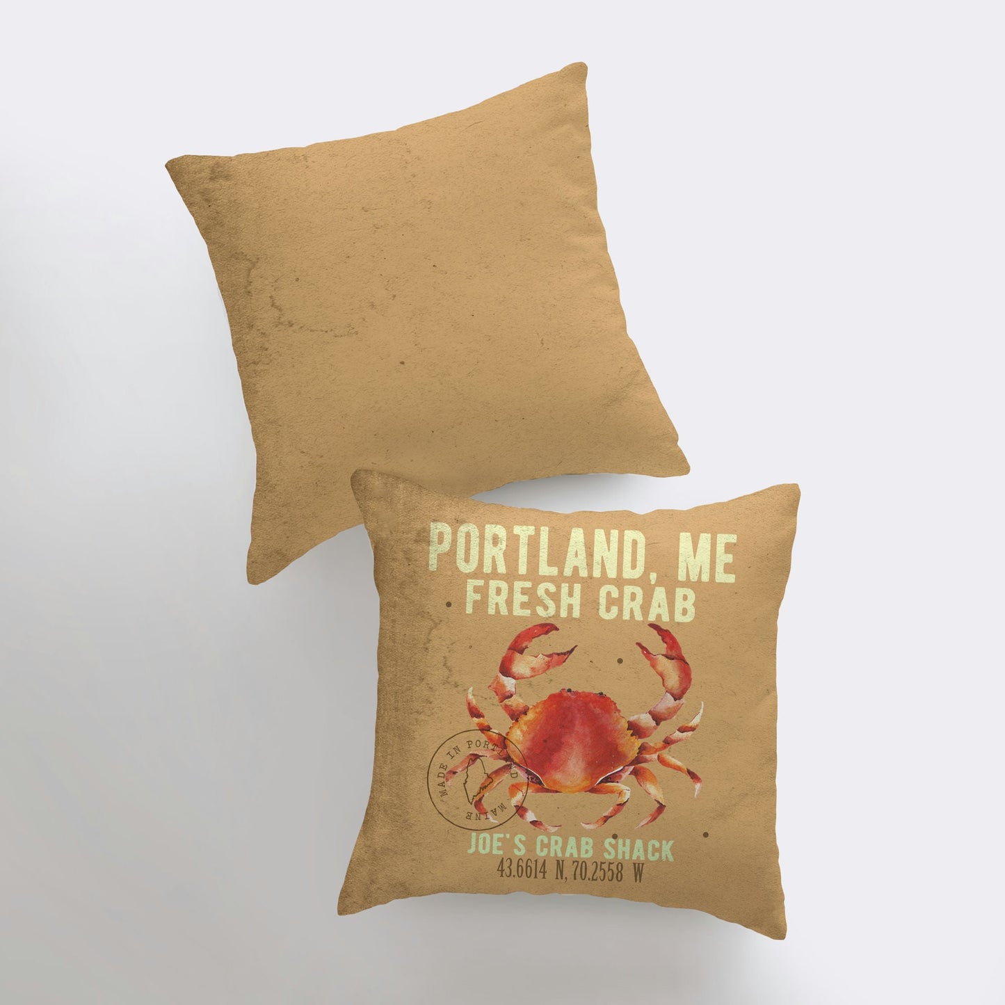 Crab Pillow Cover | Throw Pillow | Home Decor | Modern Decor | Beach