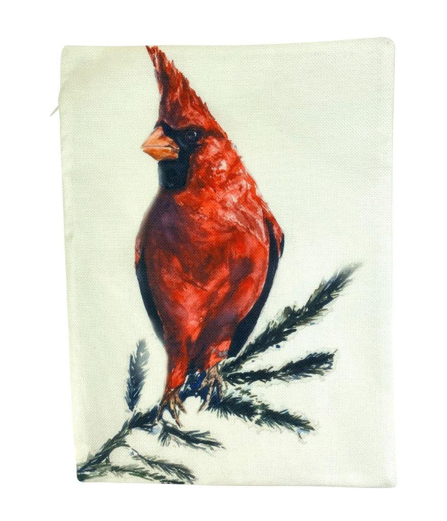 Bird | Cardinal | Red Cardinal | Pillow Cover | Throw Pillow | 12x18 |