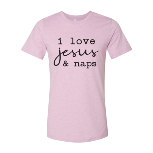 I love Jesus And Naps T-shirt